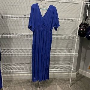 Blue maxi dress